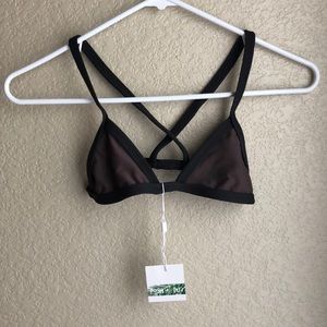 Posh Pua Black Bikini Top